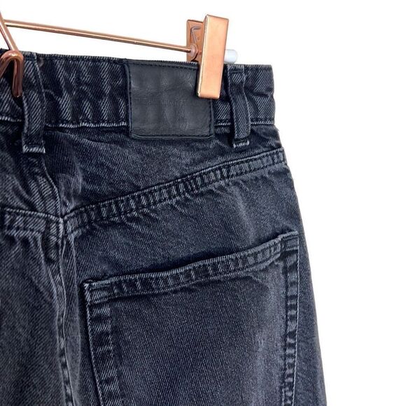 Zara Raw Hem Tie Dye Straight Leg Jeans - Picture 9 of 10